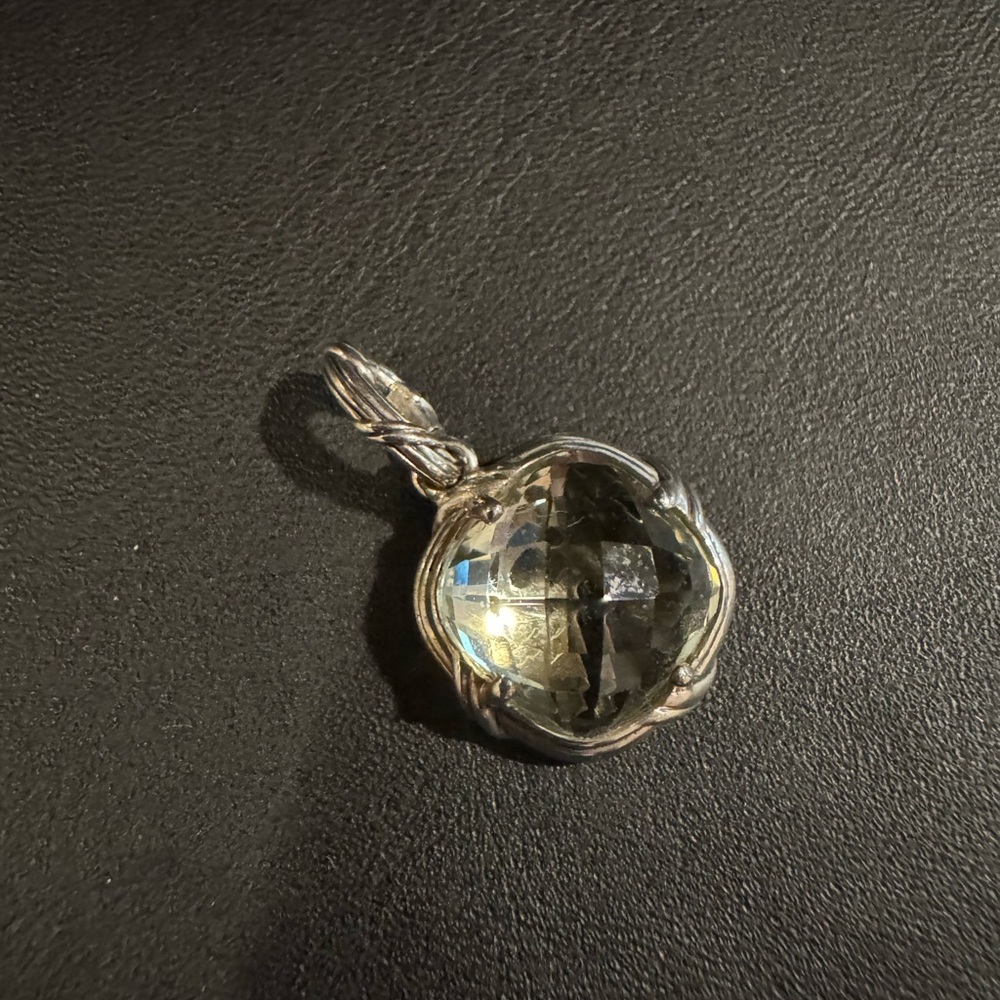 Peter Thomas Roth Sterling Silver and Prasiolite Pendant
